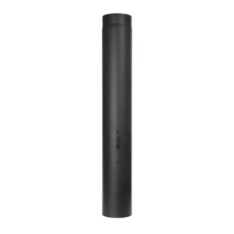 Jeremias Ofenrohr Längenelement 1000mm+Drosselklappe schwarz Ø150mm Meistverkauft