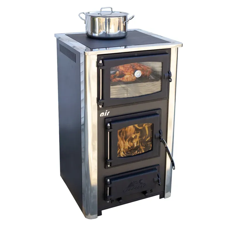 Kaminofen Küchenofen Concept 2 Mini Air mit Backfach und Herdplatte 10 kW Neu