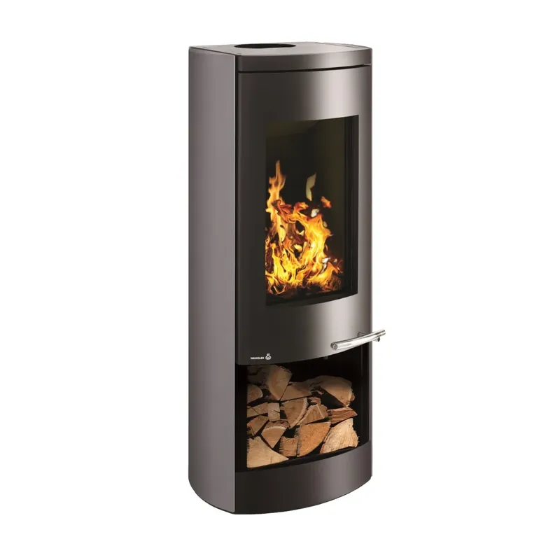 Wamsler Kaminofen Myra-H Stahl mit Holzfach 8 kW Wochenendangebot