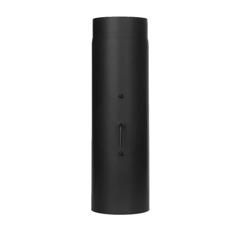 Jeremias Ofenrohr Längenelement 500mm+Drosselklappe schwarz Ø150mm Ausverkauf