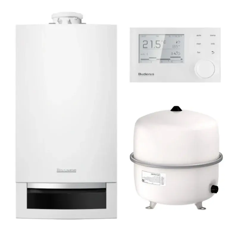 BUDERUS Gas-Brennwertgerät-Set Logaplus W22S GB172-14 H 14 kW Sofort Bestellen