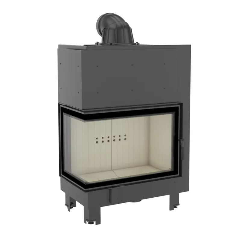 Neu Warmluftkamineinsatz Kratki MBA 17, links 17kW