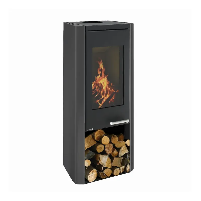 Wamsler Kaminofen Myro-H Stahl mit Holzfach 8 kW Top-Angebot