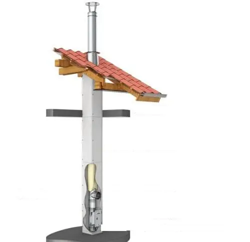 Leichtbauschornstein Komplettpaket 9m Begrenztes Angebot