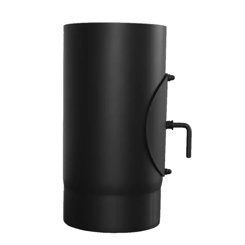 Jeremias Ofenrohr Längenelement 300mm+Drosselklappe schwarz Ø160mm Aktuell