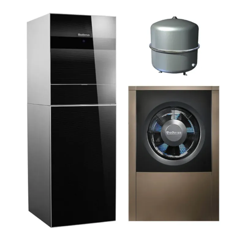 Neu BUDERUS Wärmepumpen-Set Logaplus WLW196i AR-14 14 kW