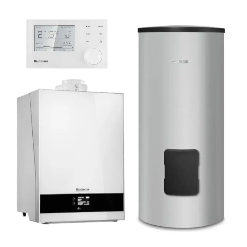 Sonderangebot BUDERUS Gas-Brennwertgerät-Set Logaplus W50 GB192i-50W 50 kW