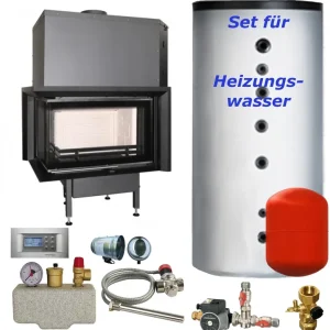 Wassergeführter Kamin AQUATIC WH V 650 CL 10kW BEF Home Set 1 Finale Aktion