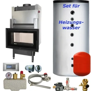 Wassergeführter Kamin AQUATIC WH 650 10 kW BEF Home Set 1 Direkt Vom Hersteller