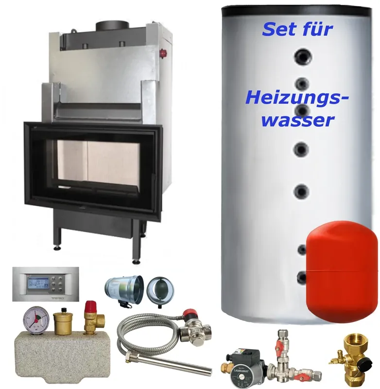Wassergeführter Kamin AQUATIC WH 650 10 kW BEF Home Set 1 Direkt Vom Hersteller