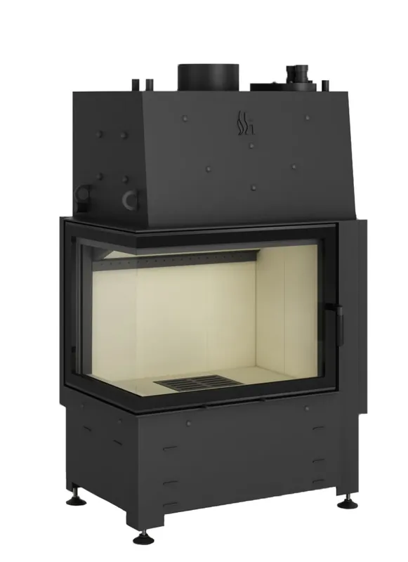 Heißes Angebot Hajduk Volcano WLT12 Wasserführender Kamineinsatz 12kW