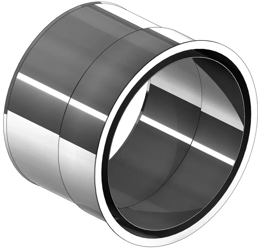 Wandfutter doppelt aus Edelstahl Ø 225 mm Angebot