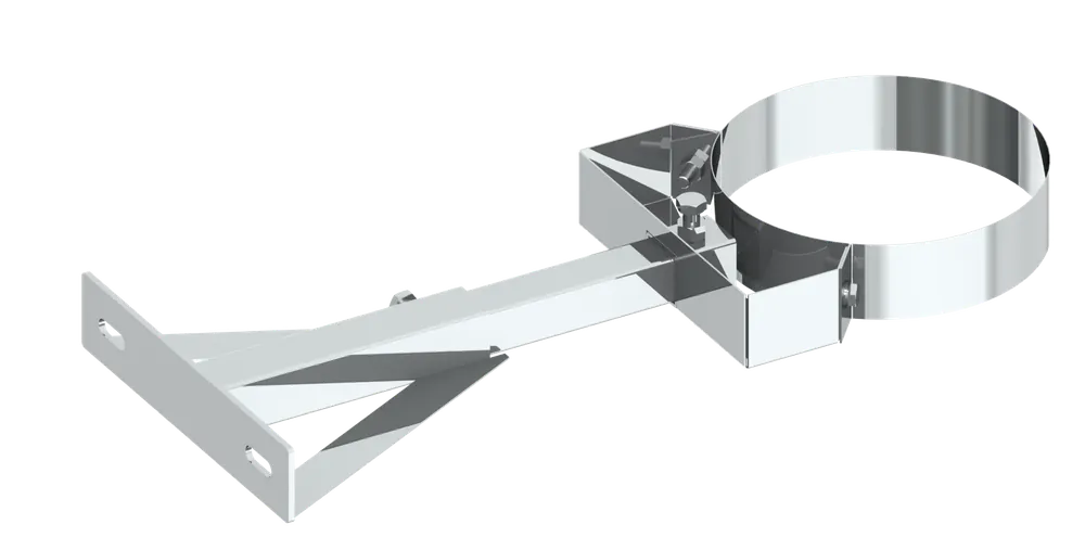 Wandabstandshalter verstellbar für Edelstahlschornsteinsysteme Ø400mm Preisknaller