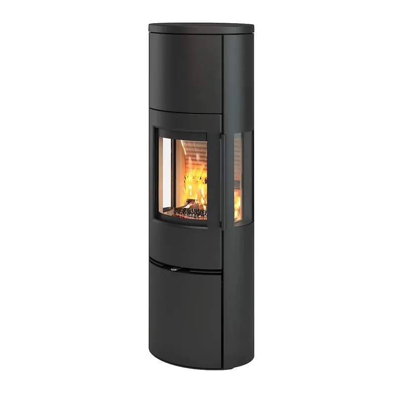 TermaTech Kaminofen TT23RHT 5,6 kW Schwarz Neue Kollektion