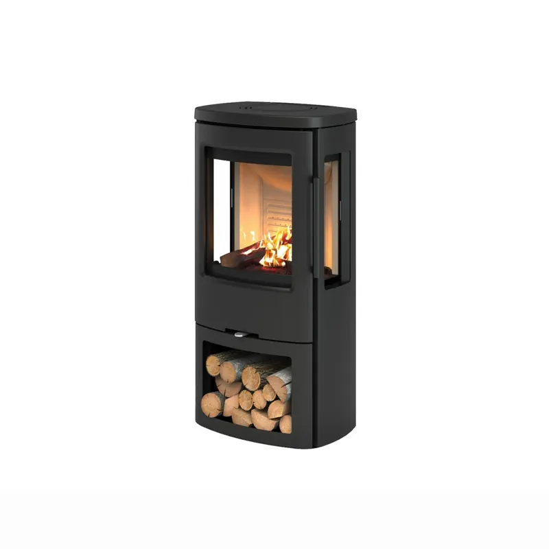 TermaTech Kaminofen TT44G Stahl schwarz Seitenfenster 4,8 kW Billig