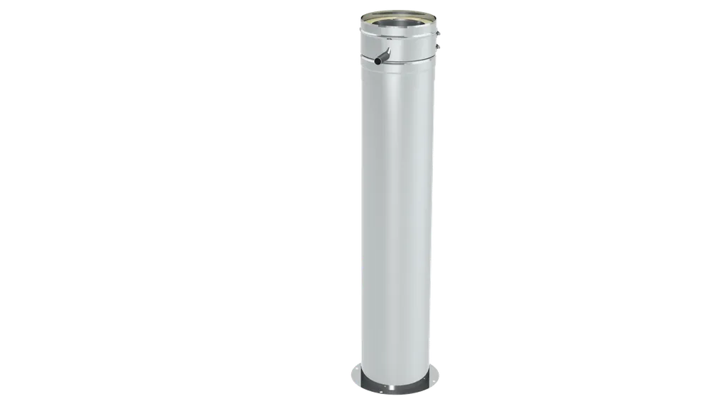 Direktkauf Teleskopstütze 60-1115 mm mit Kondensatablauf seitlich Ø 130mm