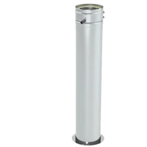 Zertifiziert Teleskopstütze 60-1115 mm mit Kondensatablauf seitlich Ø 225mm