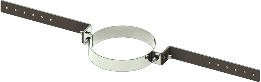 Highlight Halterung Edelstahlschornsteine mit Dachdurchführung Jeremias Ø180mm
