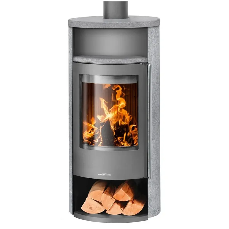 Sonderangebot ORANIER Polar Neo 4 Speckstein Korpus Stahl Gussgrau A+ 5 kW