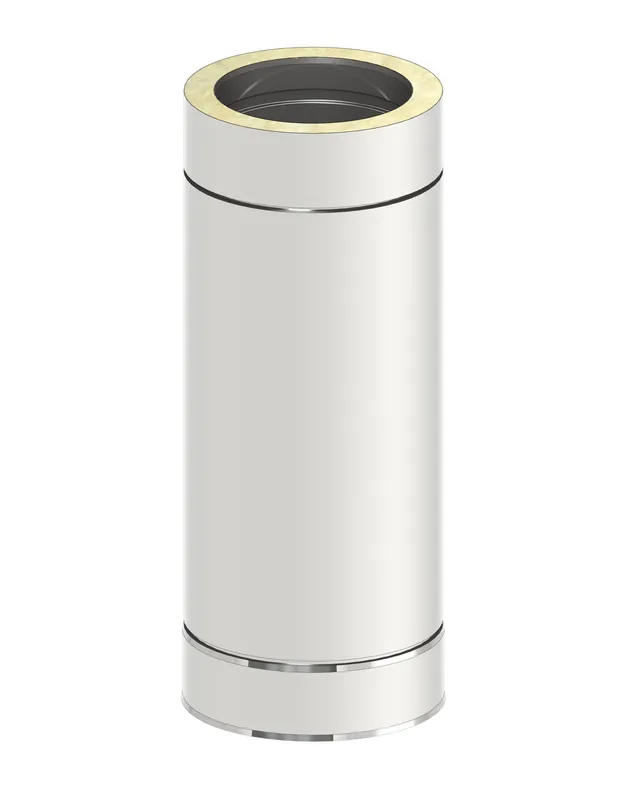 Billig Längenelement 500 mm für Edelstahlschornstein Jeremias Ø 350 mm