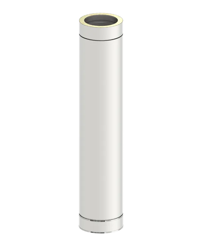 Längenelement 1000 mm für Edelstahlschornstein Jeremias Ø 450 mm Begrenztes Angebot
