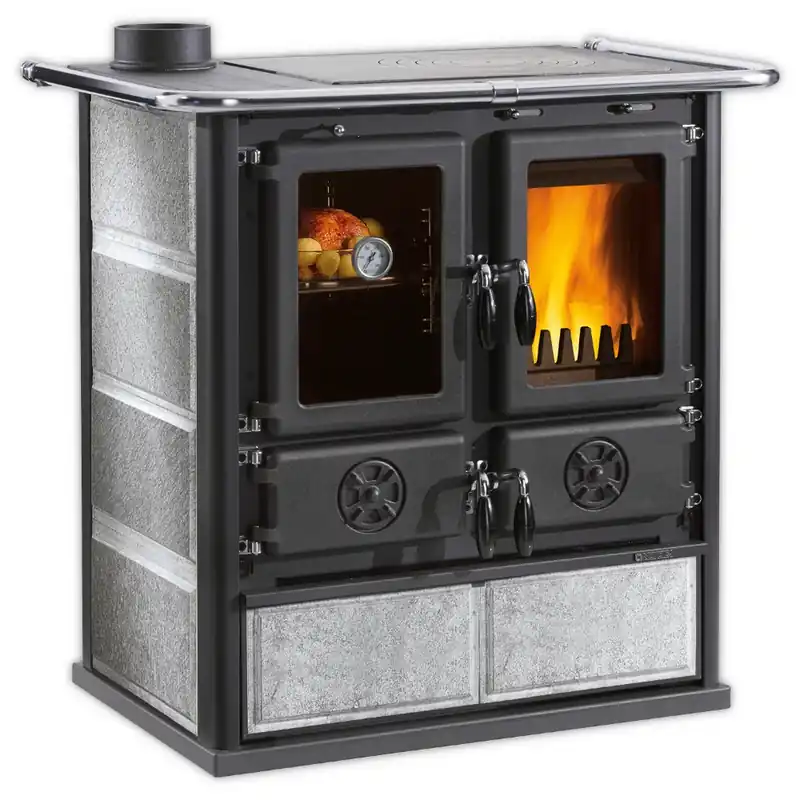 Preis Gesenkt La Nordica Holzherd ROSETTA SX.16 PETRA 7,9 kW Naturstein