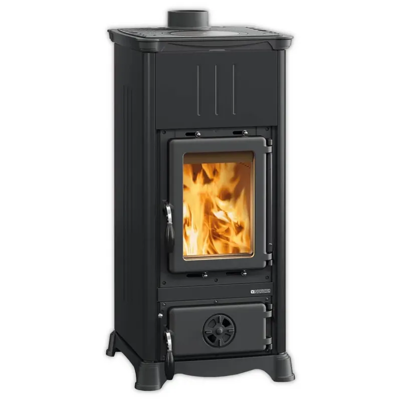 La Nordica Holzofen EMILIANA.16 STEEL 6,5 kW Anthrazit Schwarz Nur Heute