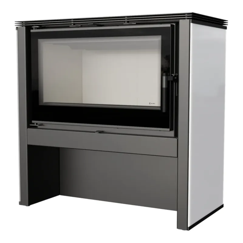 Kratki Kaminofen Juno 12 weiß 12 kW JUNO/12/B Zertifiziert