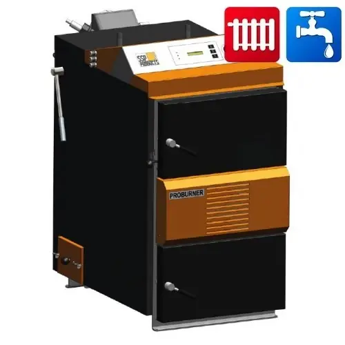 Top-Preis Holzvergaser Proburner Lambda 25kW Komplettset 2x800L 1 Hygiene