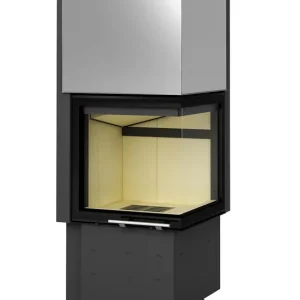 Heißes Angebot Hajduk Kamineinsatz Smart 2PTh 7,5 kW gebogene Sichtscheibe rechts