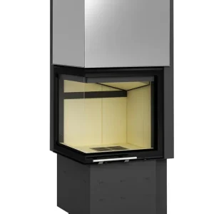 Hajduk Kamineinsatz Smart 2LTh 7,5 kW gebogene Sichtscheibe links Preisreduziert
