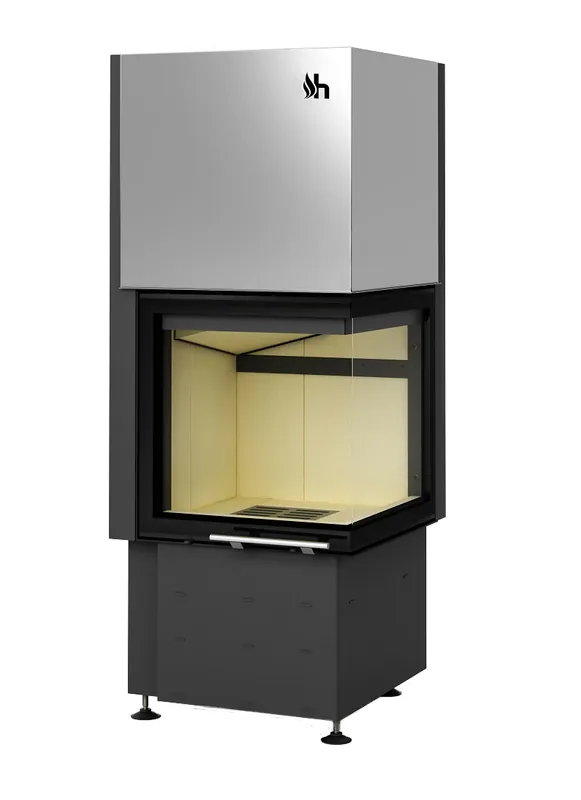 Hajduk Kamineinsatz Smart 2PTh 7,5 kW Rahmenlose Tür Abverkauf