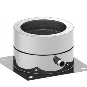 Letzte Chance Jeremias Bodenplatte 1/2‘‘ Außennippel mit Kondensatablauf Ø 250mm