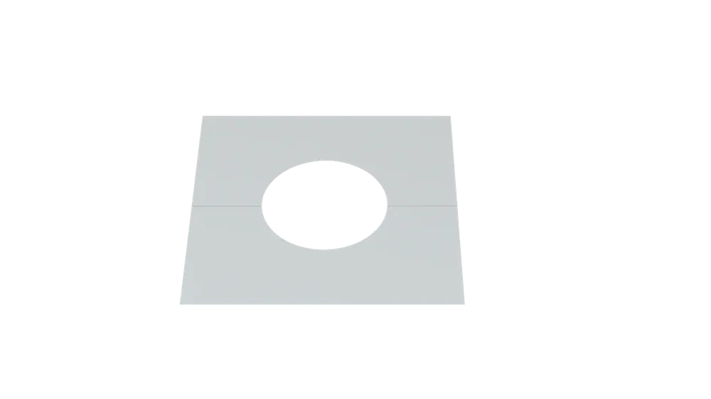 Deckenblende 0° zweiteilig Ø 150 mm Markenprodukt