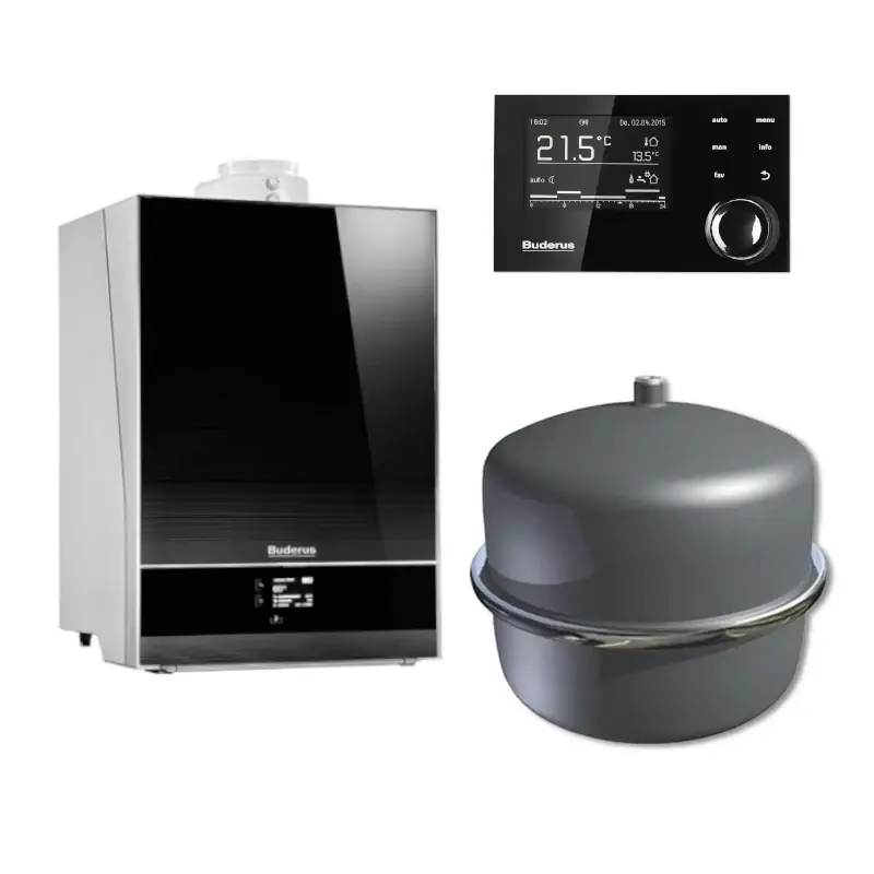 Mega-Angebot BUDERUS Gas-Brennwertgerät-Set Logaplus W50S GB192i-15S 15 kW