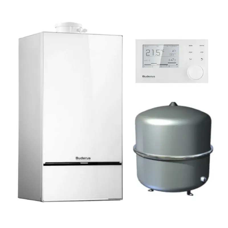 Sonderangebot BUDERUS Gas-Brennwertgerät-Set Logaplus W42S GB182i-24W 24 kW