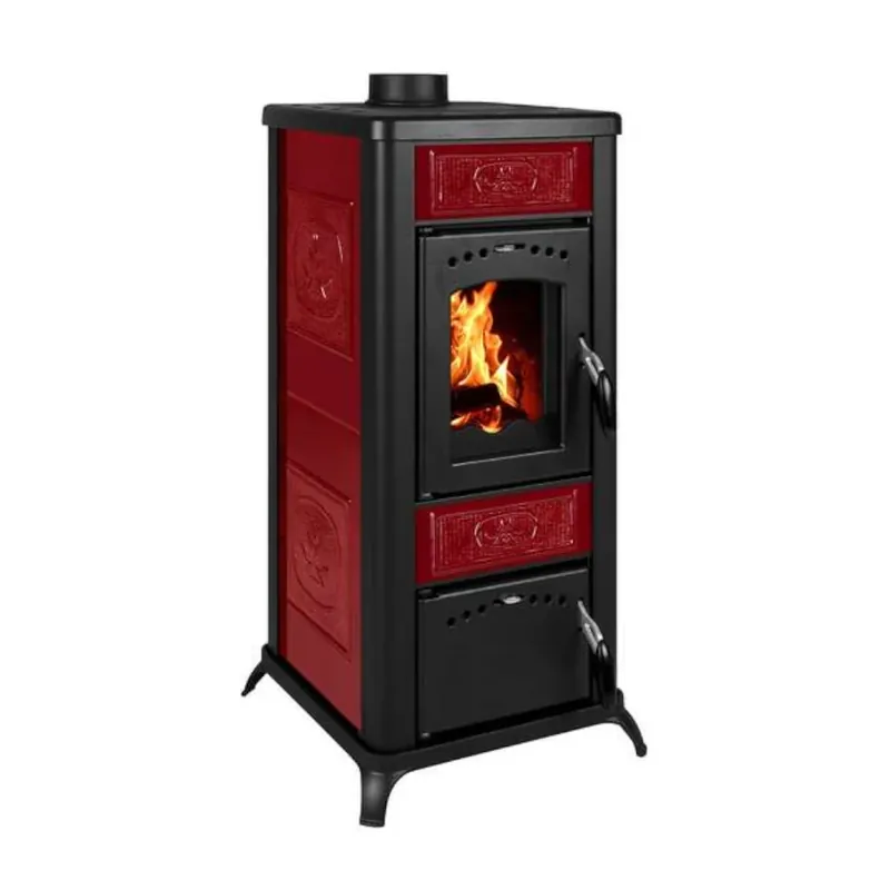 BRUNO® Kaminofen Bruno Janos Keramik Bordeaux 5,6 kW Highlight