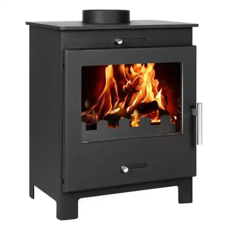 BRUNO® Kaminofen Bruno Darko Schwarz 6 kW Geprüft