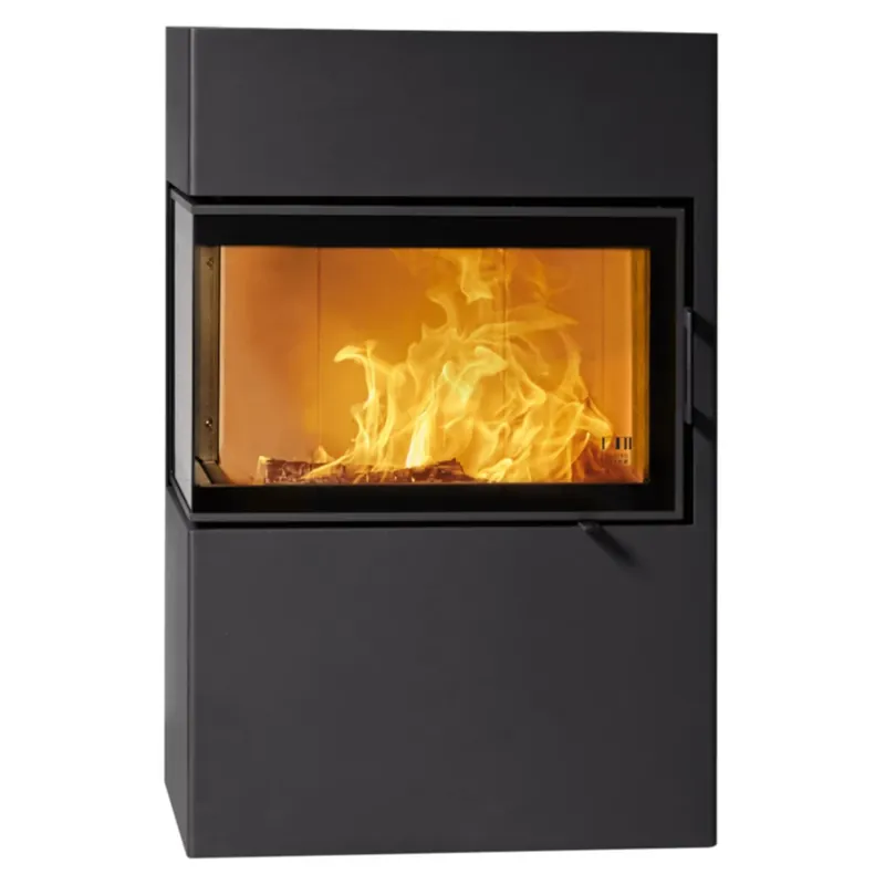 AUSTROFLAMM Kaminofen Dexter 2.0 links 6,0 kW Ao/Ah Keramott Carbon Grey Nur Heute