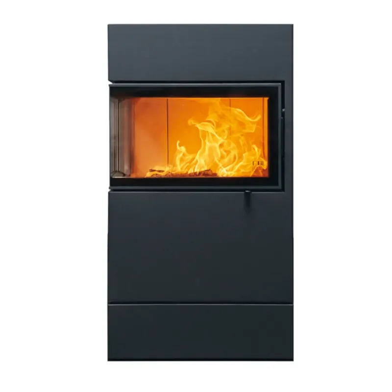 Markenware AUSTROFLAMM Kaminofen Dexter 2.0 rechts 6,0 kW Ao/Ah Keramott Carbon Grey