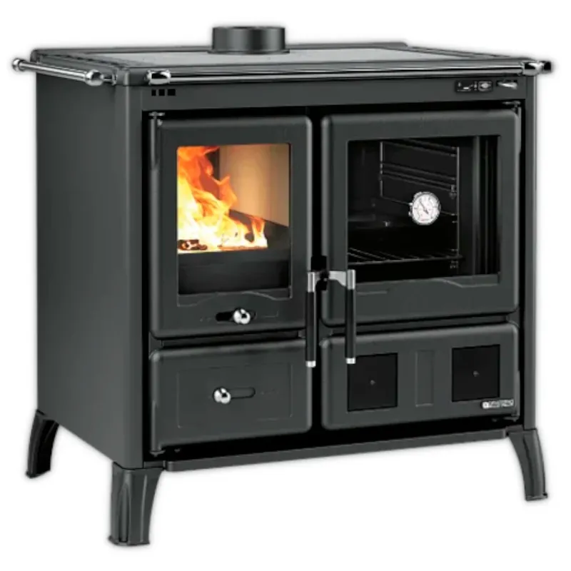 La Nordica Scheitholzherd GARDENIA.16 STEEL 9,5 kW Anthrazit-Schwarz Preisknaller
