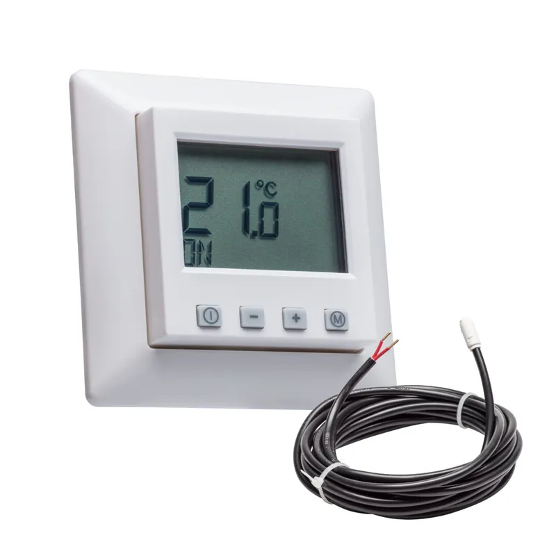 Saisonangebot Fußbodentemperaturregler mit Jung AS 500 Rahmen inkl. Bodenfühler