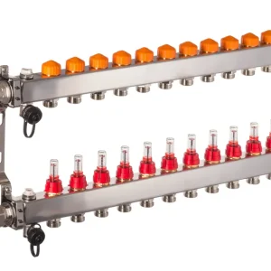 Super-Preis Dyna Heizkreisverteiler für Fußbodenheizung mit 13 Kreisen und automatischer Durchflussregelung