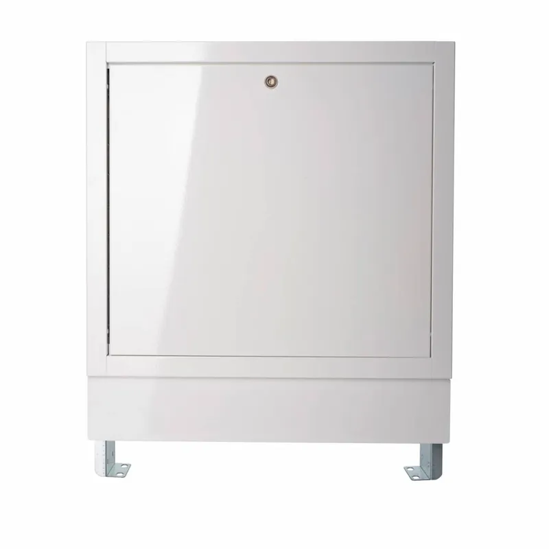 Verteilerkasten (Verteilerschrank) UP in weiß für 6-9 Heizkreise Neue Kollektion