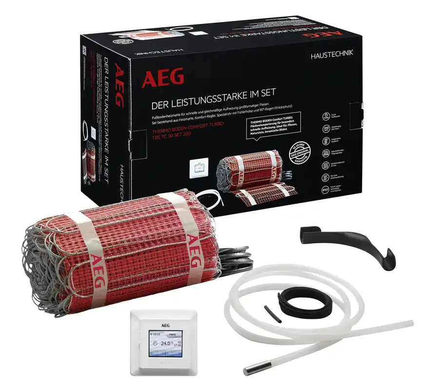 THERMO BODEN TBS TC 30 Set 200/1 T, 1 qm, 200 W/qm Zertifiziert
