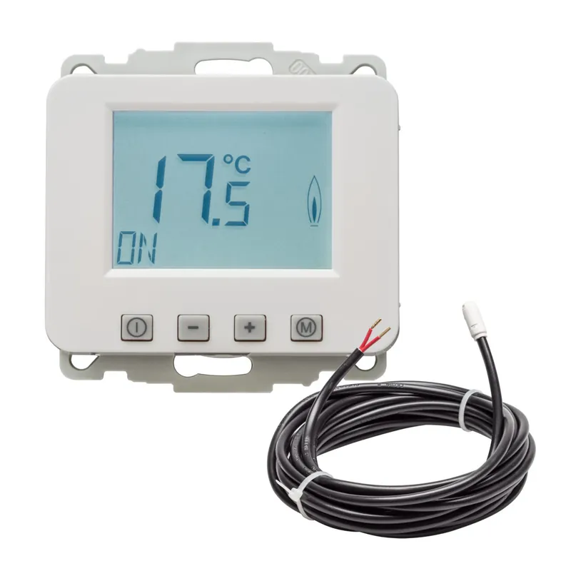 Fußbodentemperaturregler EFK-81sg mit Uhr inkl. Bodenfühler Neue Kollektion