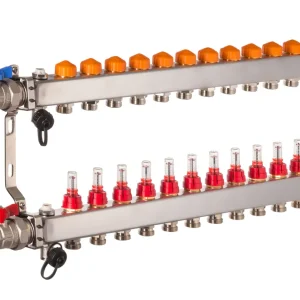 Bestseller Dyna Heizkreisverteiler für Fußbodenheizung mit 12 Kreisen und automatischer Durchflussregelung