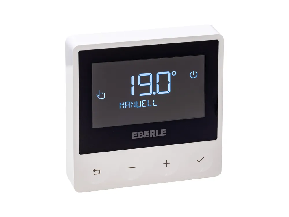 Nur Heute EBERLE Raumthermostat ATR-4500 digital und extraflach für Heizen/Kühlen