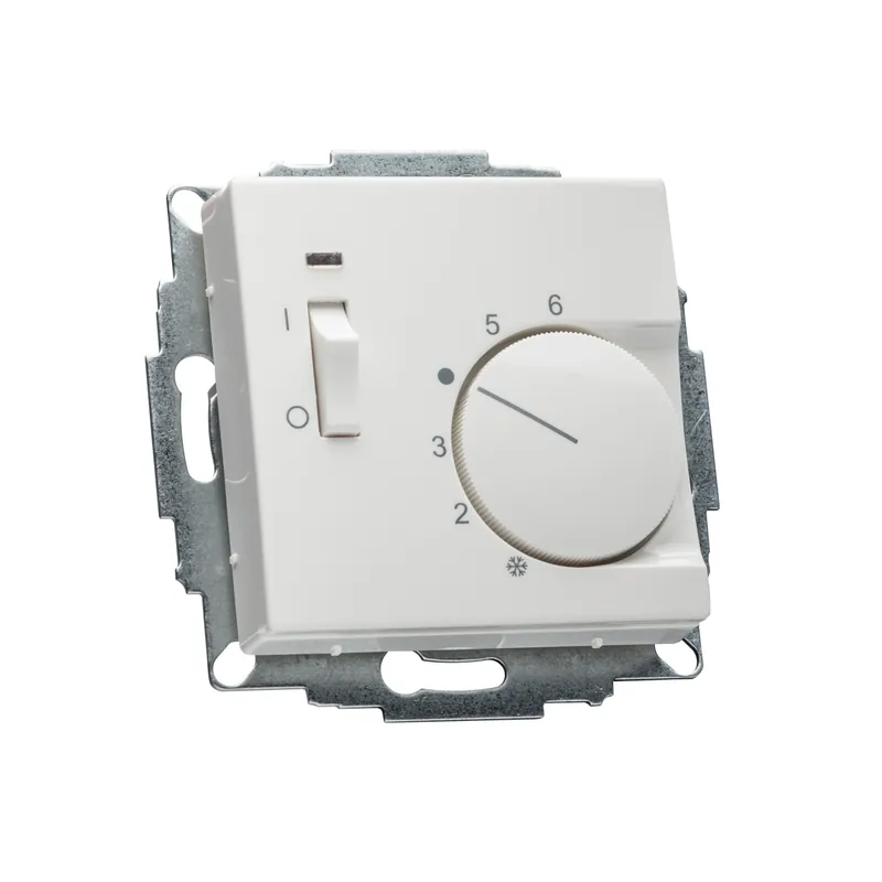 Raumthermostat mit Schalter Ein/Aus für Gira Standard 55 reinweiß matt Sofort Bestellen