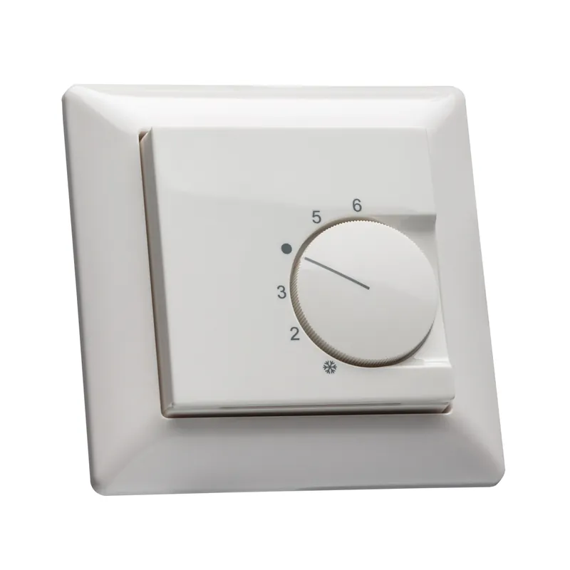 Markenprodukt Raumthermostat inkl.Jung AS500 Rahmen AS581WW alpinweiß
